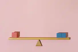 cubes bois balance