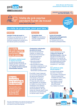 visite pré-reprise