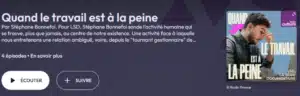 Podcast – Quand le travail est à la peine [FRANCE CULTURE]