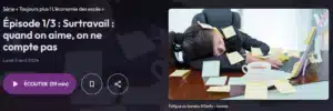 Podcast – Surtravail : quand on aime, on ne compte pas [FRANCE CULTURE]
