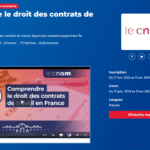 MOOC  Comprendre le droit des contrats de travail [CNAM]