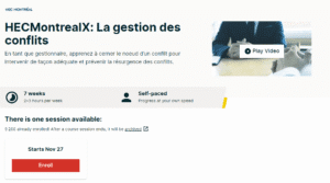 MOOC - La gestion des conflits
