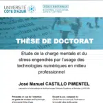 Etude de la charge mentale et du stress engendrés par l’usage des technologies numériques en milieu professionnel [THESE]