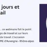 Webinaire  Semaine de 4 jours et soutenabilité du travail [ANACT]