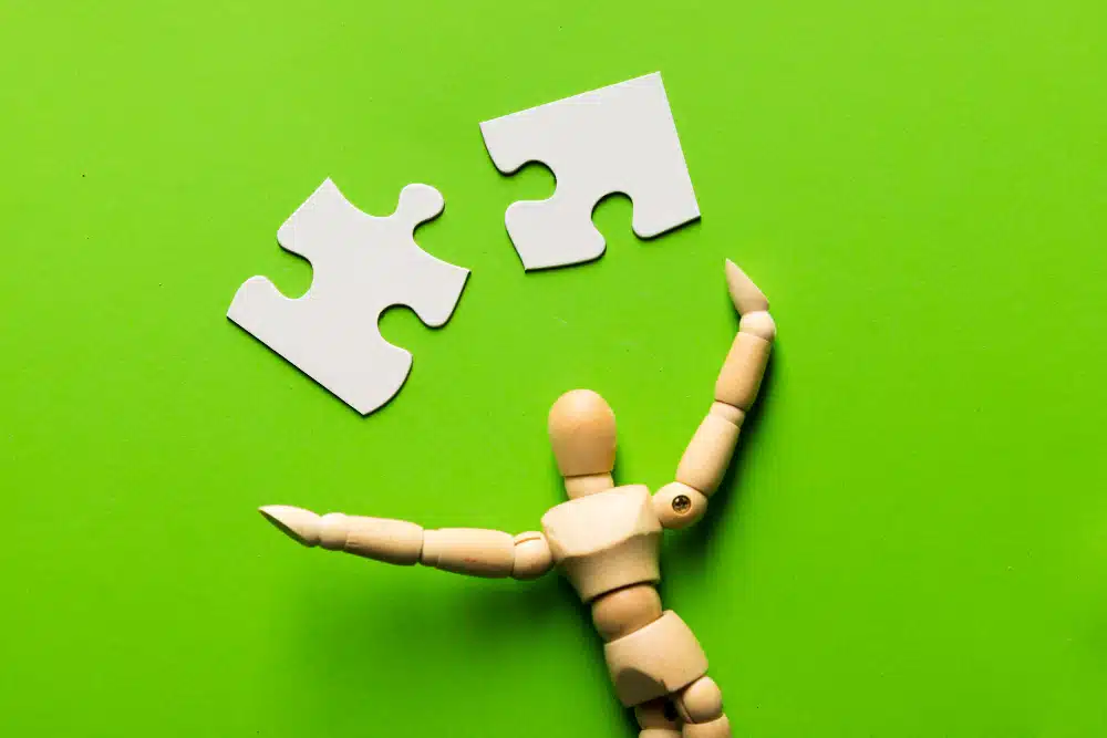 puzzle bonhomme en bois