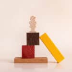 Cube bois équilibre