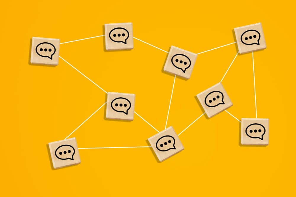 cubes en bois dialogue