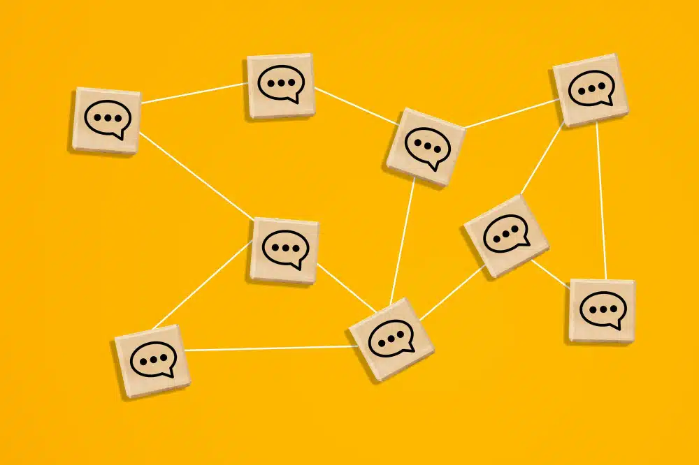 cubes en bois dialogue