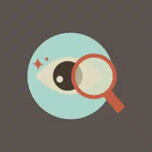 oeil loupe